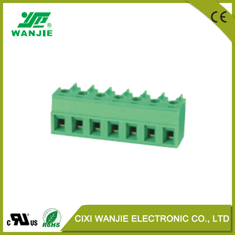 Male Female Green Connector Pcb Pluggable Terminal Block Wj15edgkkm Pitch 508mm Pluggable 7215