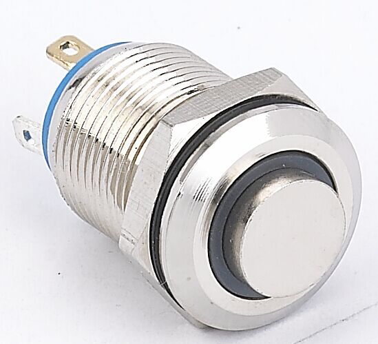 12mm High Head Ring Illuminated Momentary Led Push Button Switch With 12 Volt Led Push Button 7516