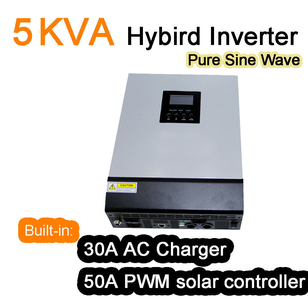 Kva W Pwm Solar Controller Hybrid Inverter Pure Sine Wave Power