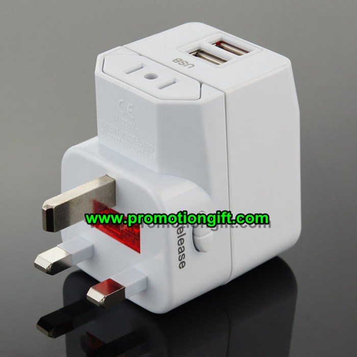 International USB Travel Plug Adaptor