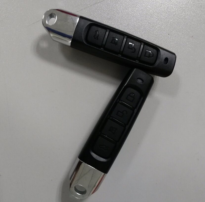 Slim Mini Black Sensitive 4 Button Remote Control Yet2142