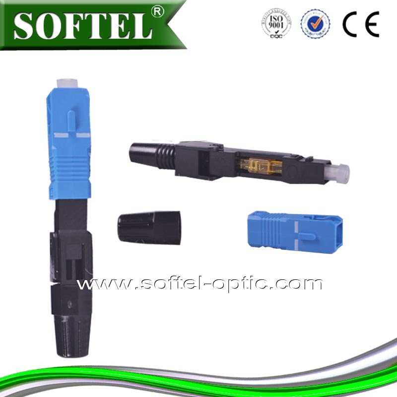 FTTH Plastic Sc Fiber Optic Fast Connector