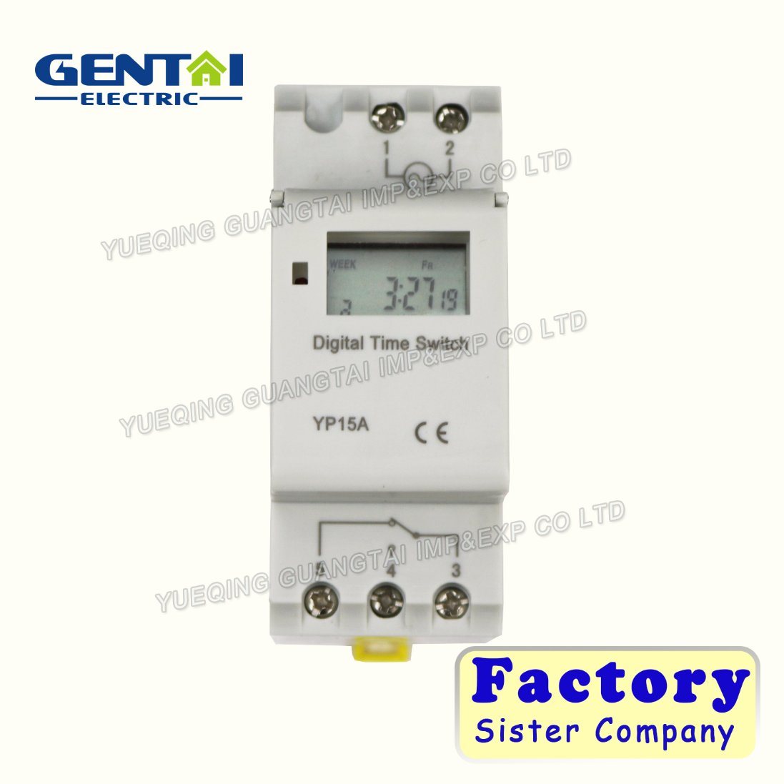 DIN Rail Time Relay Switch Digital LCD Power Programmable Timer DC 12 Volt Timer Switch