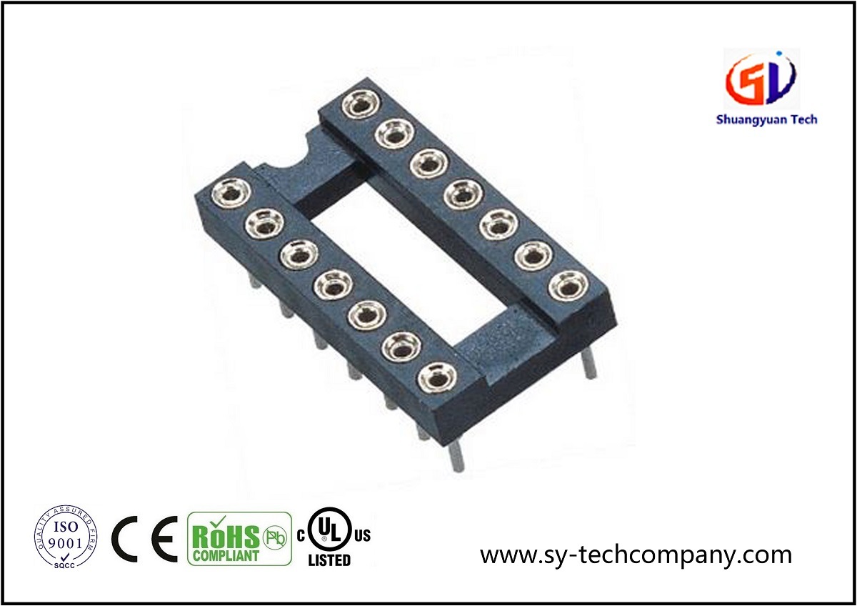 2.54mm IC Socket with SMT H=3.0 L=4.2 Connector