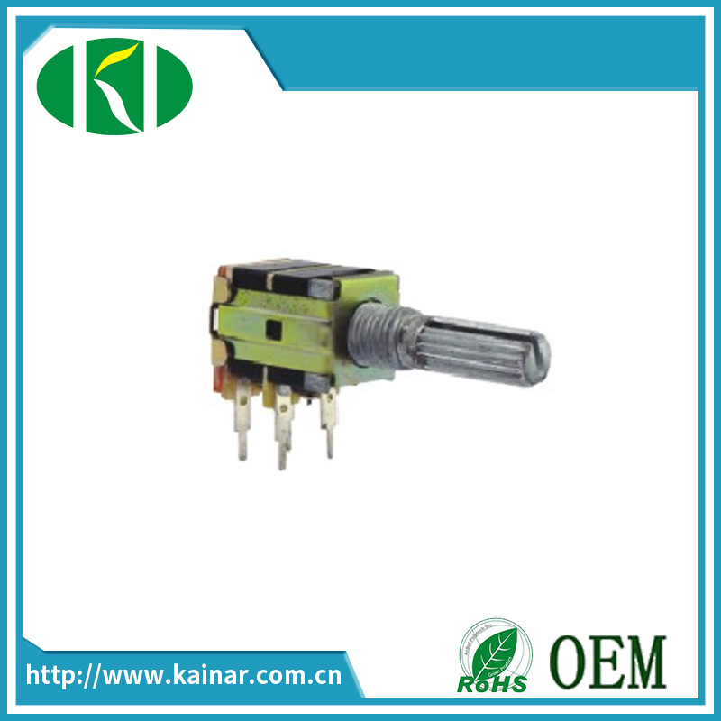 13mm Carbon Rotary Potentiometer with Metal Shaft Sk12-2k2-2