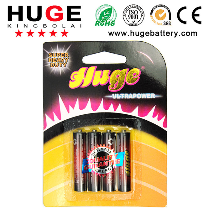 2014 High Quality Carbon Zinc Battery AAA R03