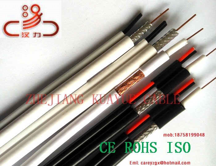Rg59 Siamese Coaxial Cable+ 2c Power Cable for CCTV / Power Transmission