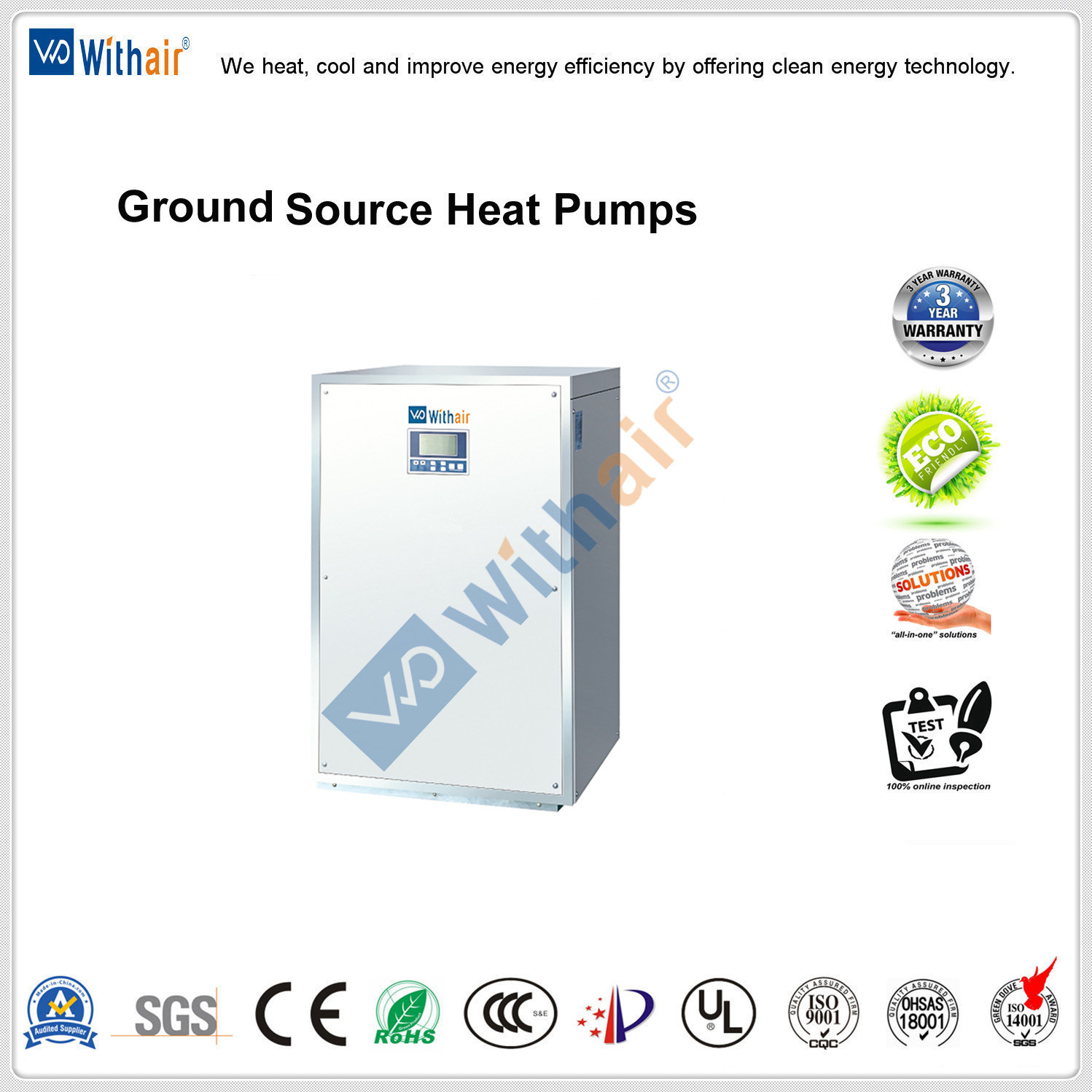 Geothermal (Water - Water) Heat Pumps