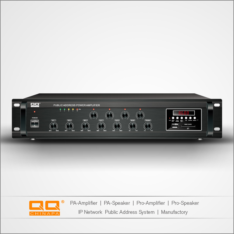 Integrated Power Amplifier 100W (USB+FM+ZONE+Remote Control)
