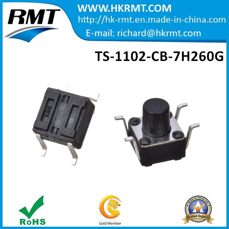 SMD Tact Switch (TS-1102-CB-7H260G)
