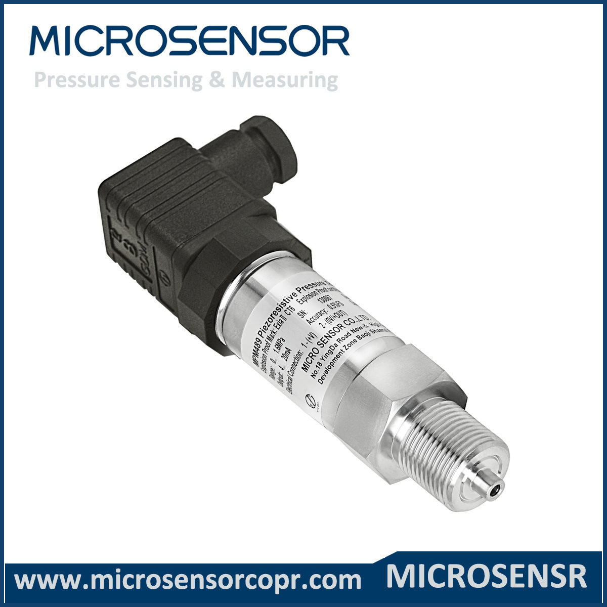 Intrinsic Safe Pressure Transducer with Goog Performance Mpm489