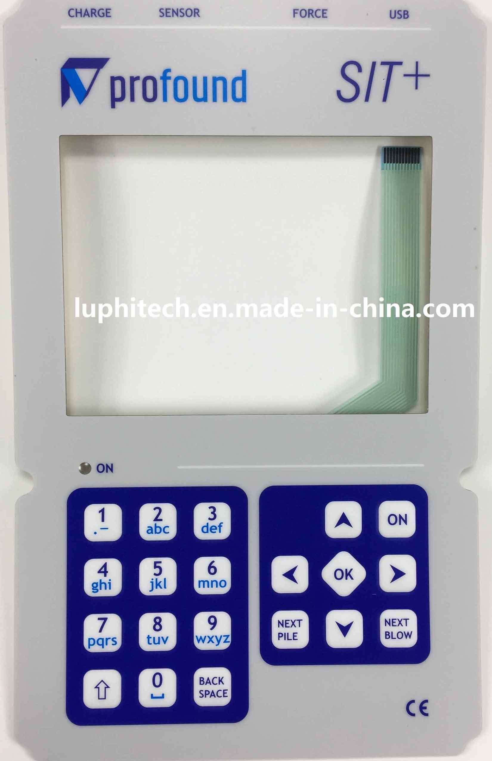 Clear LCD Window Silver Point Contact Matrxi Membrane Switch