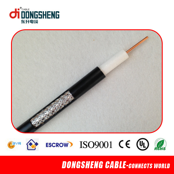 Manufacturer Since 1992 RG6 with Cu/CCS/CCA Conductor CCTV/CATV/Coaxial Cable