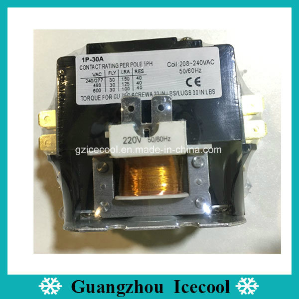 Definite Purpose Magnetic AC Contactor 1p 2p 3p 20A 30A 40A for Air Conditioner