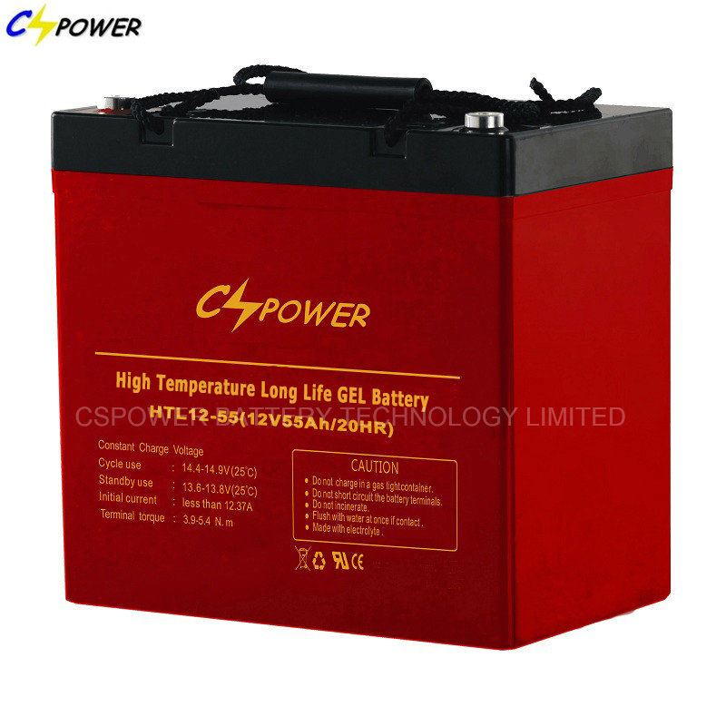 Solar Pump Batteries Deep Cycle Battery 12V 55ah for Charger Controller
