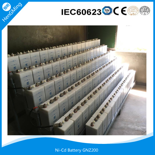 Nickel Cadmium Industrial Battery Gnz200 for Substation