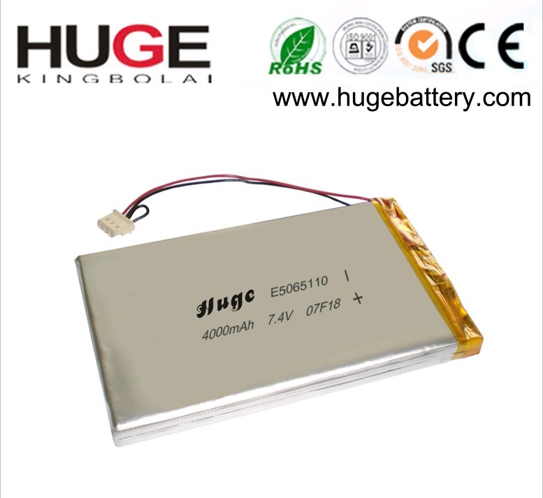 7.4V 4000mAh Li-Polymer Battery with High Quality