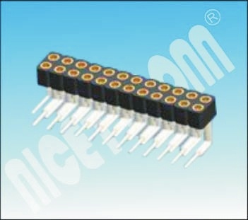 3.0A 90 Degree Dual Rows Right Angle 2.0 mm Female IC Socket