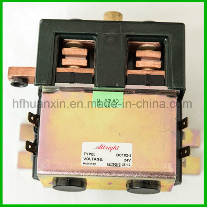 Forklift Parts OEM Part Electric Magnetic Albright Normally Closed DC Walking Contactor Model DC182-3 for Pallet Truck Albright 2 Pole Contactor