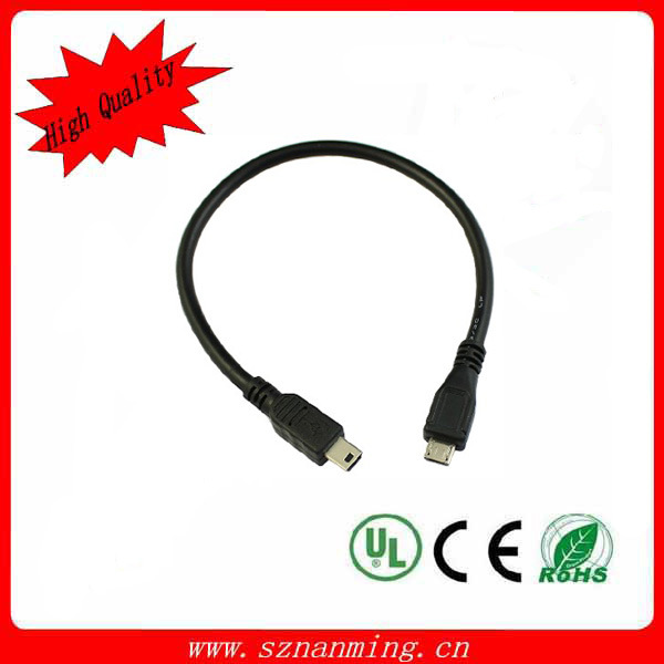 USB Micro to USB Mini USB2.0 Cable
