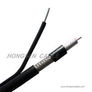 Coaxial Cable RG11 with Messenger (RG11, RG11/U, F1190BVM, F1160BVM)