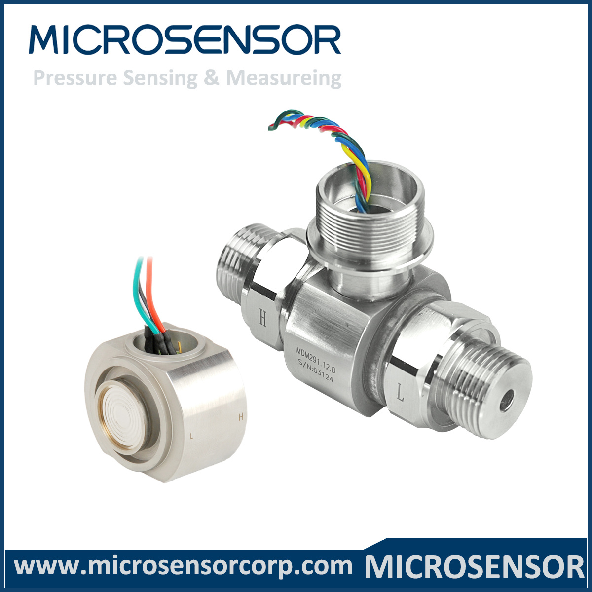 SS316L Welded Differential Pressure Sensor for Liquid (MDM291)