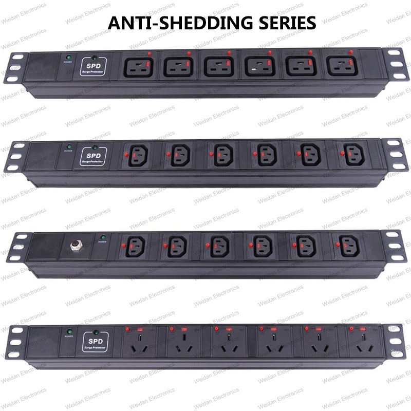 19 Inch Anti-Shedding Series Universal Socket Network Cabinet and Rack PDU