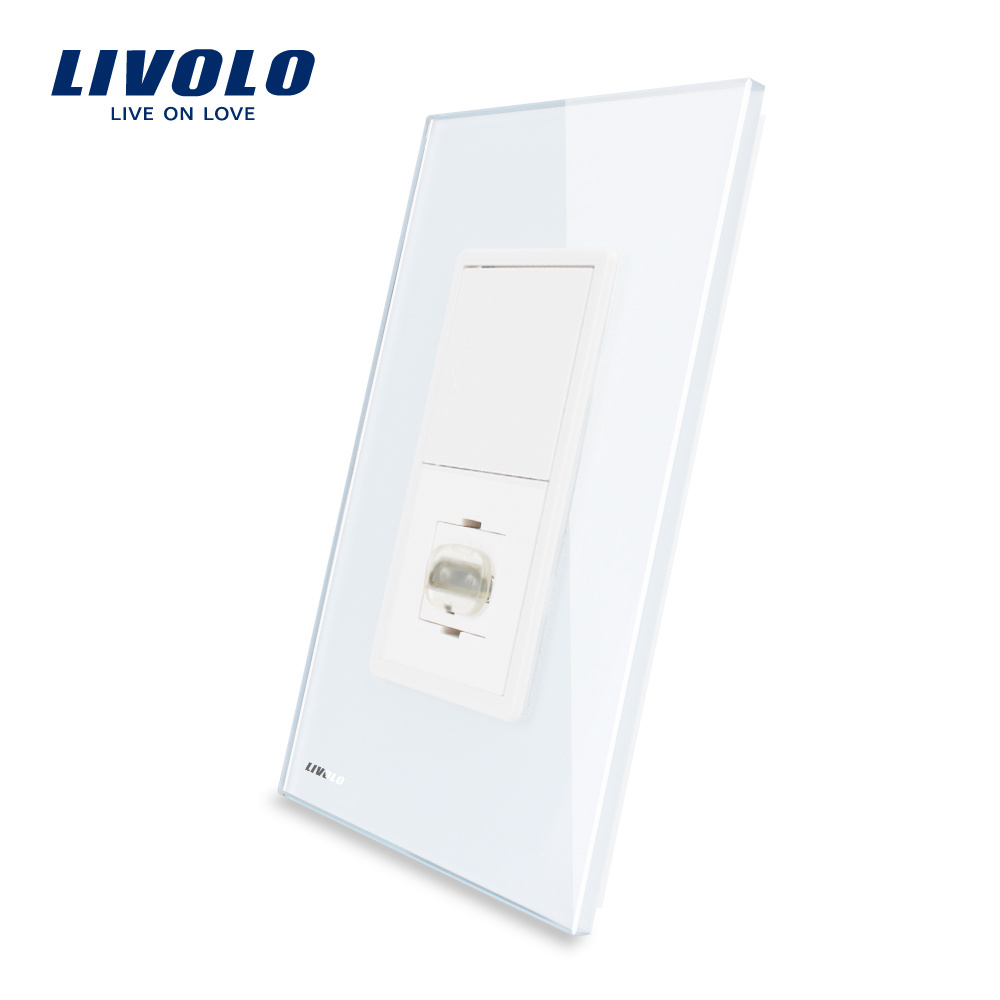 Livolo Us/Au Standard 1-Gang HDMI Socket with Glass Panel Vl-C591HD-11