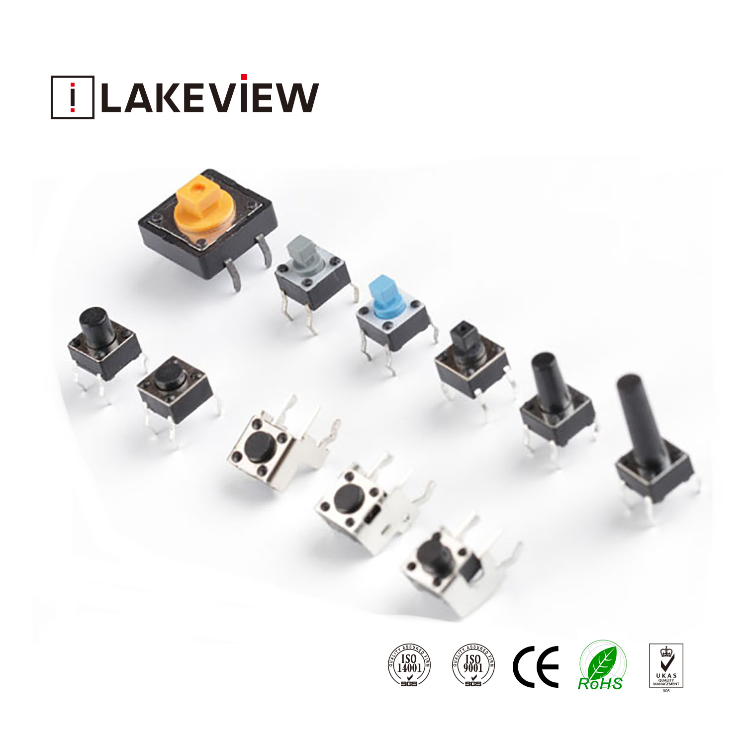 6.2*6.2*3.1mm Tact Switch 5pin for Electronic Products