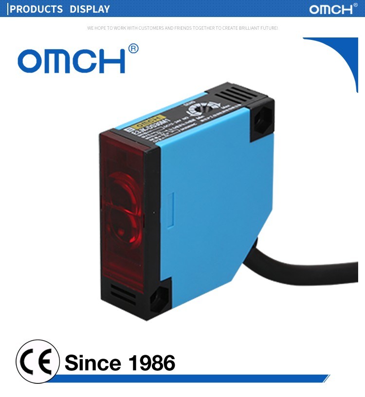 Omch 30cm Relay Output Diffuse Industrial Photocell Sensor Switch