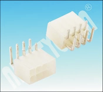 Factory 4.2 Pitch Dual Rows Plug Connector Wafer White Colour