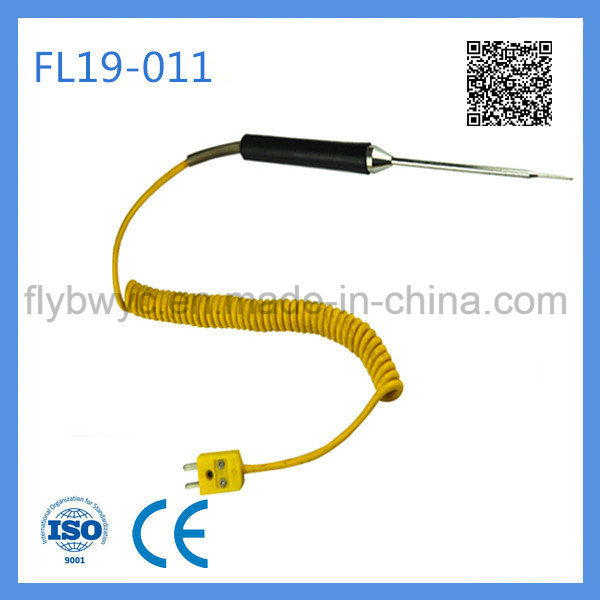 Needle K Type Temperature Sensor with Plug for Food Prcessing 
