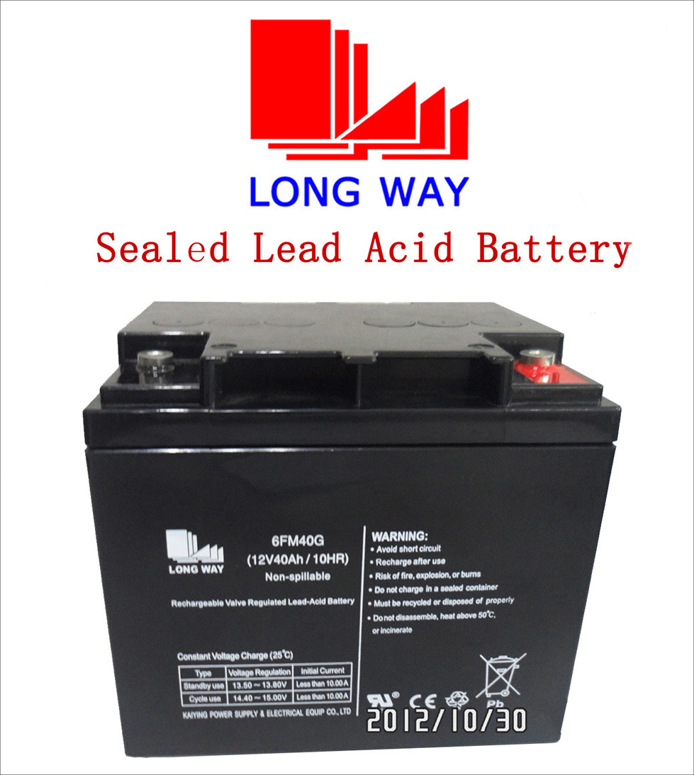 12V Electric Tools UPS Solar Rechargeable Sealed Lead Acid Battery