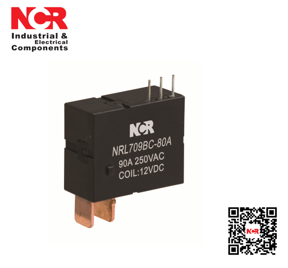 48V 80A Switching Capability Magnetic Latching Relay (NRL709BC-80A)