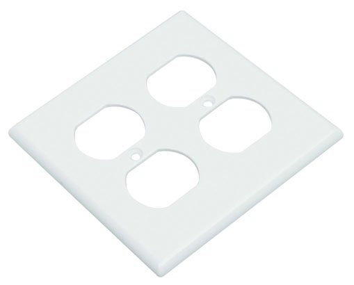 2 Gang Duplex Receptacle Cover 4.563''x4.5'' UL Approval