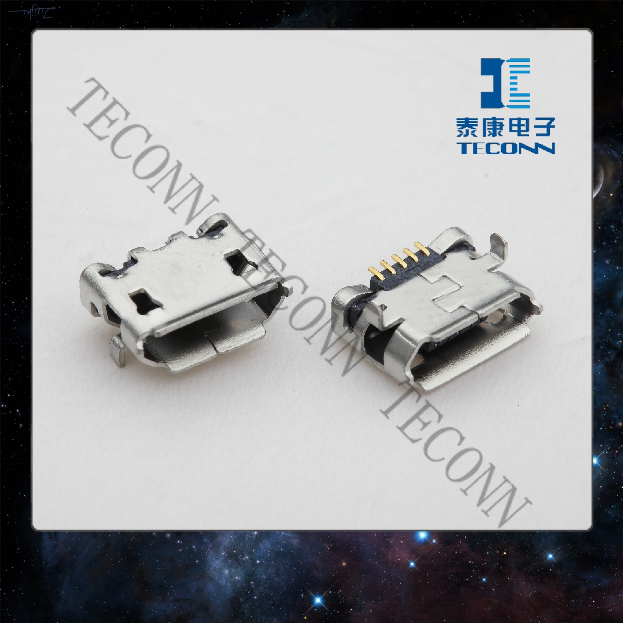 Micro USB 0504 Receptacle Connector