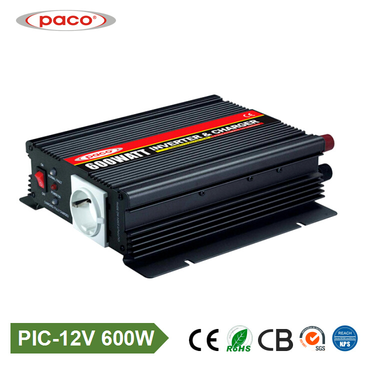 12V 220V 600W DC AC Hybrid Generator Power Inverter with Charger