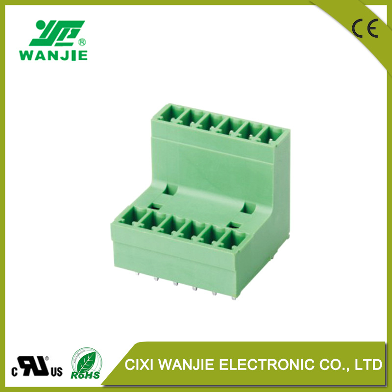 PCB Terminal Block Pluggable Connector with High Voltage High Current Wj15edgvt/Rt, Pitch 3.5/3.81mm