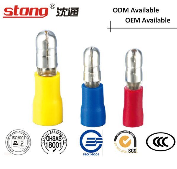 Stong Mpd Brass Insulated Male Bullet Disconnects Terminal
