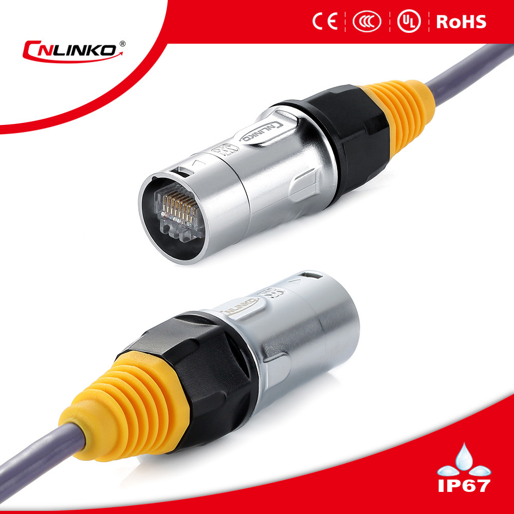 Cat 5 RJ45 Connector for LED Screen and Computer with 8p8c