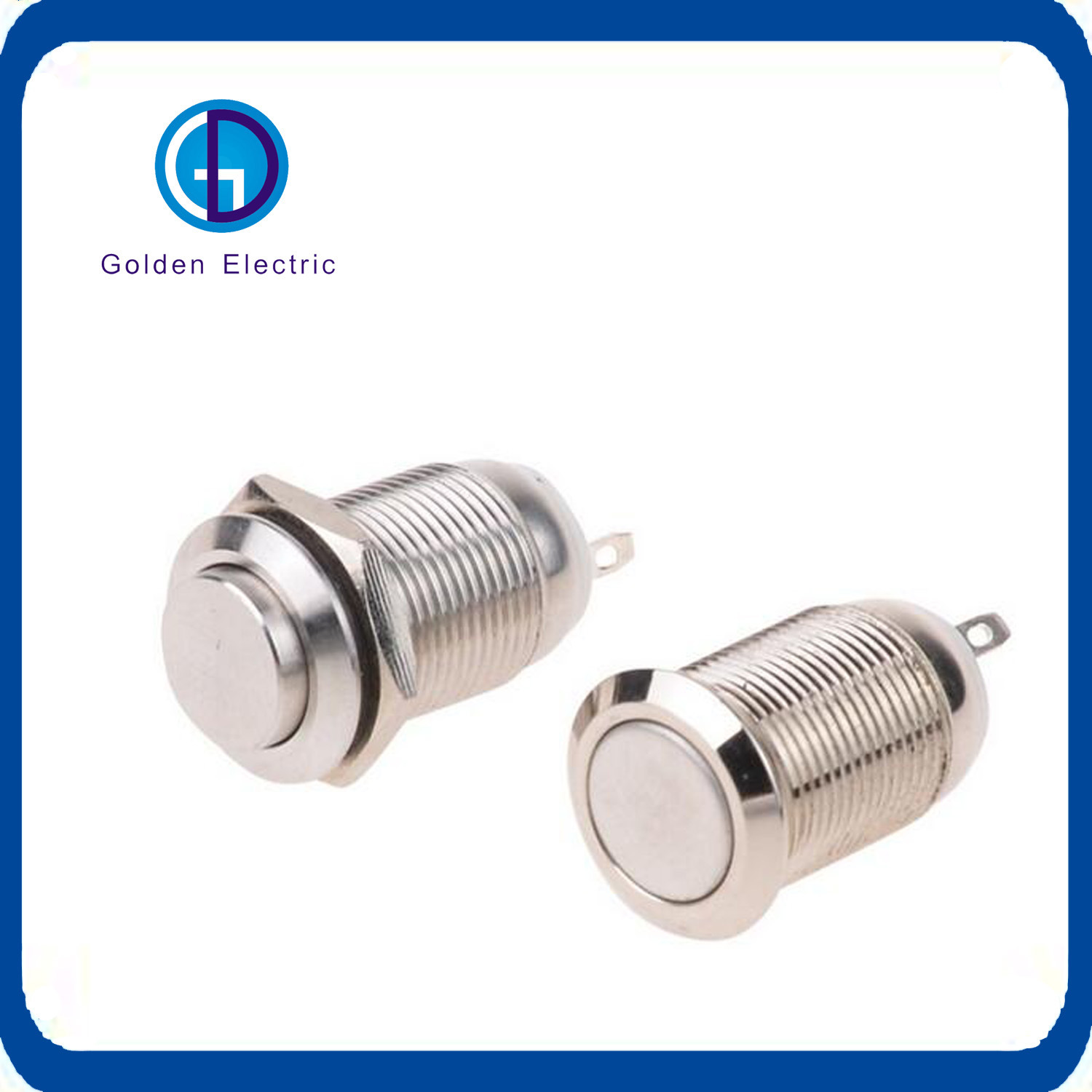 LED Ring Illuminated Stainless Steel Small Round Push Button Switch