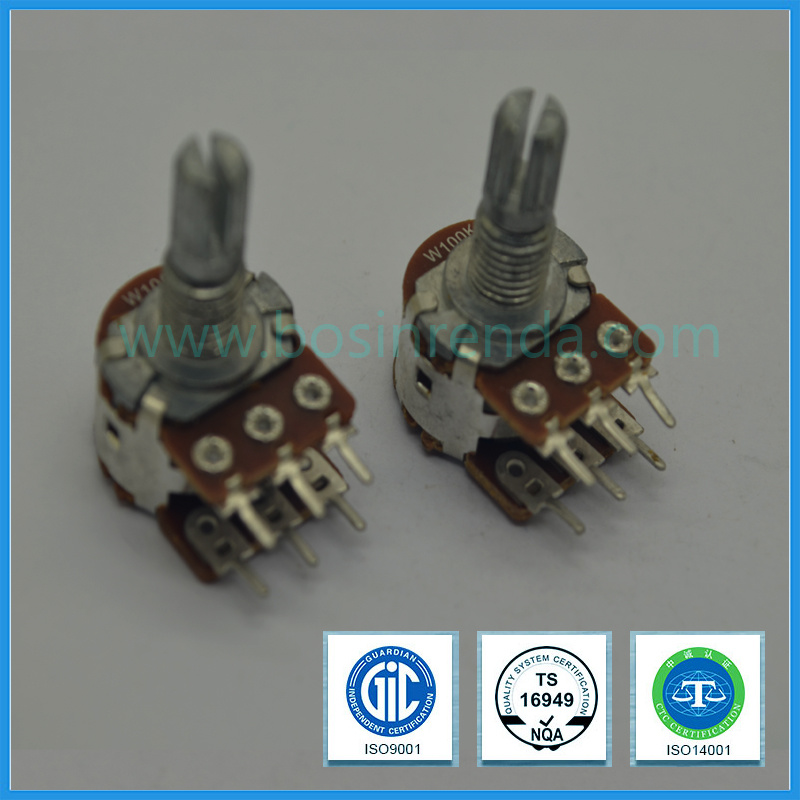 16mm Dual Unit Rotary Potentiometer for Mixer
