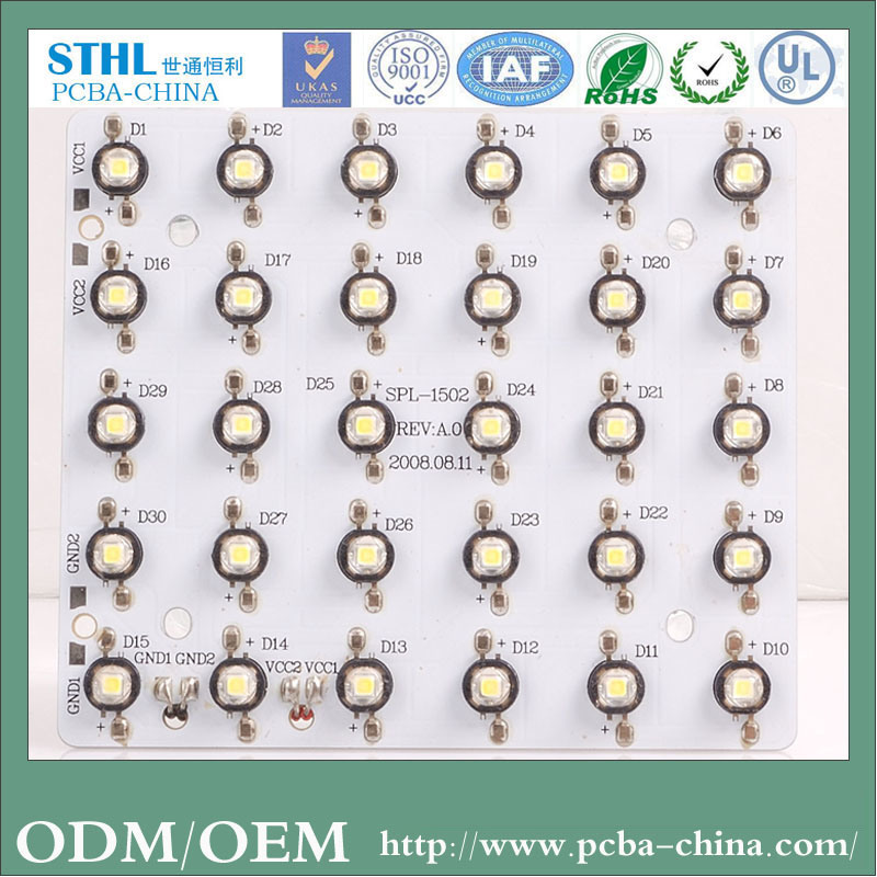 China High Power Aluminum Base LED PCB