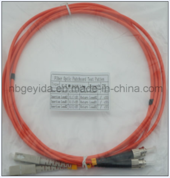 3.0 Sc-FC Mm Duplex Fiber Optic Cord
