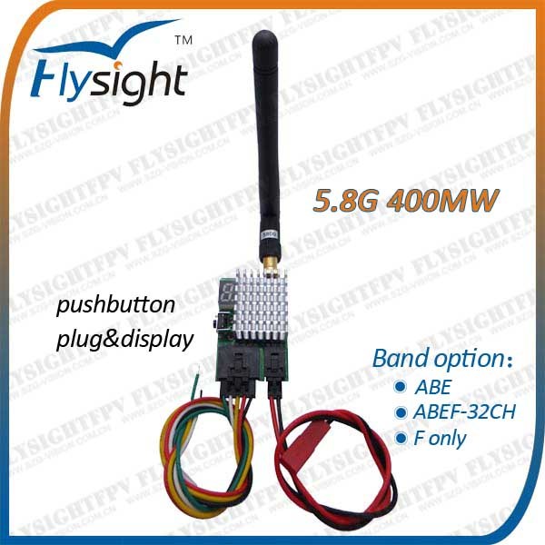 E3 5.8g New Fpv 400MW AV Wireless Transmitter Tx5804 with Channel Button for Radio Control Plane