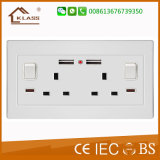 220V~250V Power Socket UK USB Wall Socket