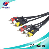 3RCA to 3RCA Fish Eye Audio Video RCA Cable