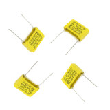 Shenzhen Topmay Manufacture Yellow 0.22UF 275VAC X2 Metallized Polypropylene Film Capacitor