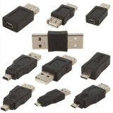 10 PCS 5 Pin OTG Adapter Converter USB Male to Female for Computer Tablet PC Mobile Phone