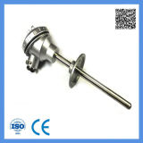 Chemical Industry Assembly K Type Thermocouple with Flexible Flange Waterproof Wrn-330